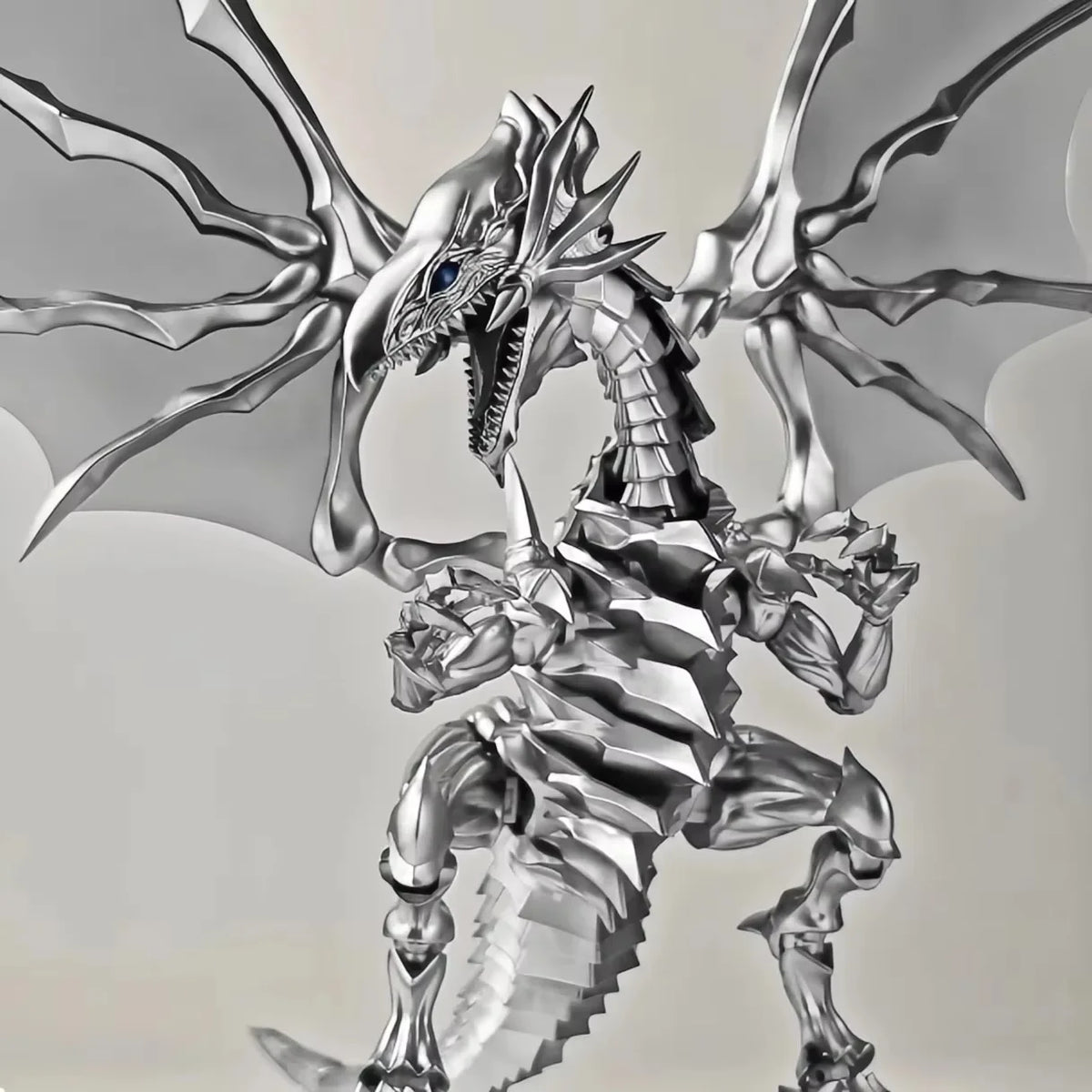 Yu-Gi-Oh Blue-Eyes White Dragon Assembly Model Figure Desktop Decoration