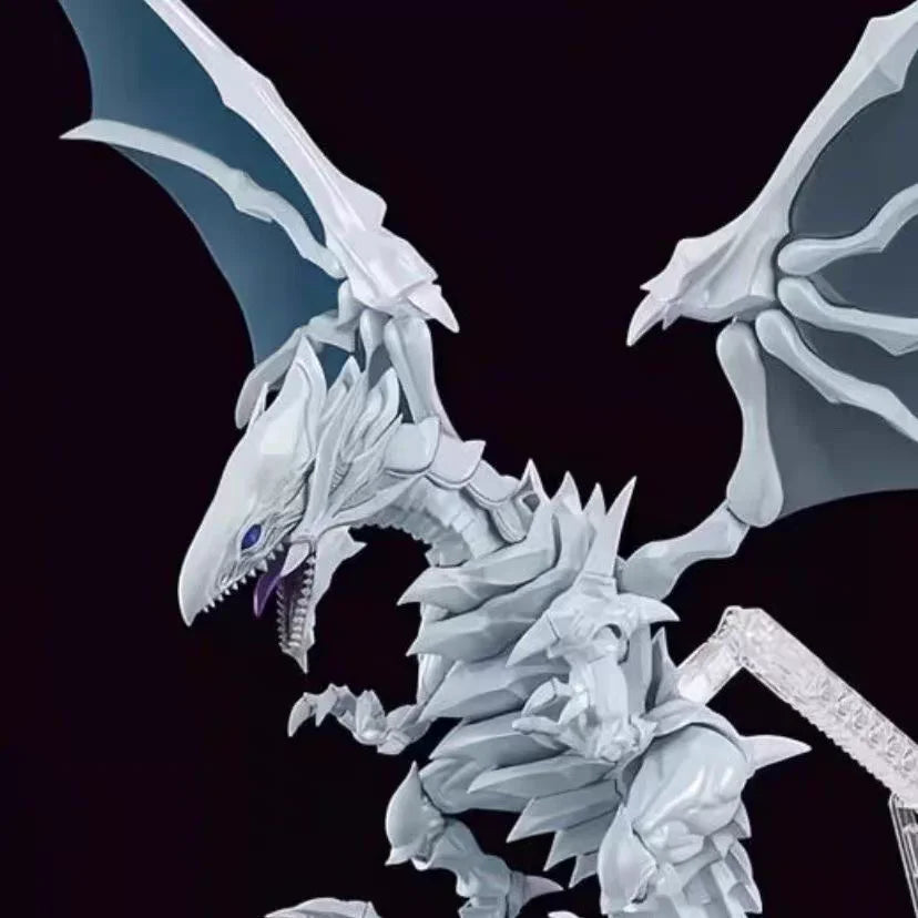 Yu-Gi-Oh Blue-Eyes White Dragon Assembly Model Figure Desktop Decoration