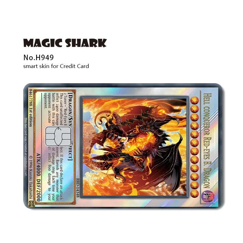 Yu-Gi-Oh! Debit/Credit Card Sticker Film Skin Front Cover