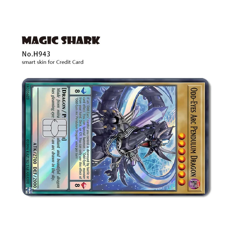 Yu-Gi-Oh! Debit/Credit Card Sticker Film Skin Front Cover