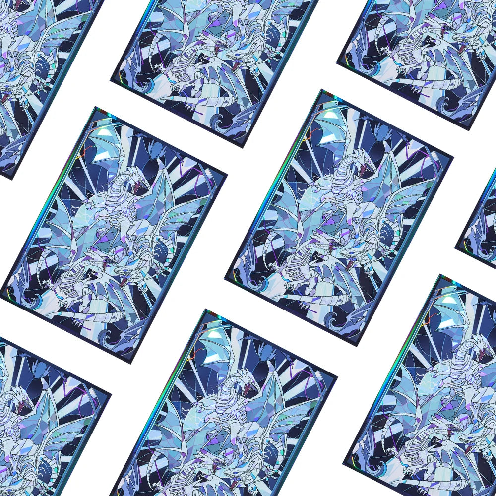 50-100pcs Blue eyed White Dragon Anime Card Sleeves Yu-Gi-Oh!