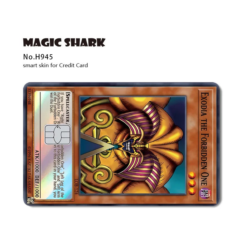 Yu-Gi-Oh! Debit/Credit Card Sticker Film Skin Front Cover