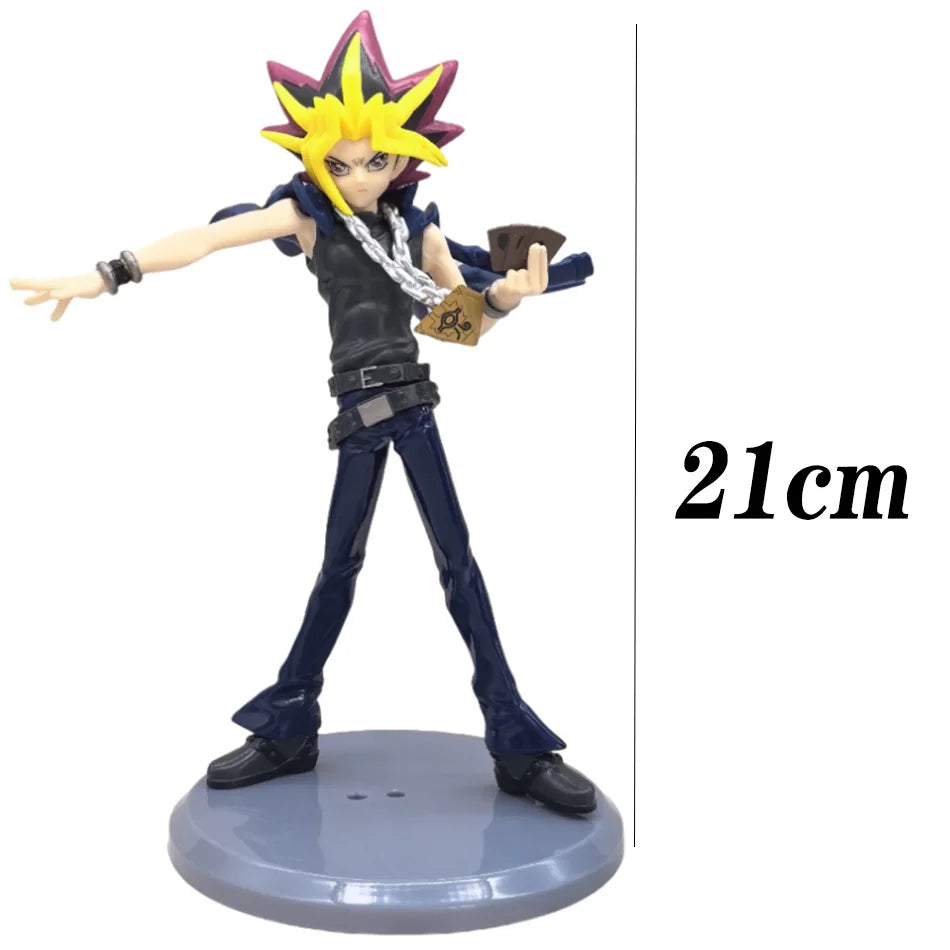 Yu-Gi-Oh! Yugi Muto/ Pharoah Dark Magician Girl Action Figures Model Anime Cartoon Model Toy