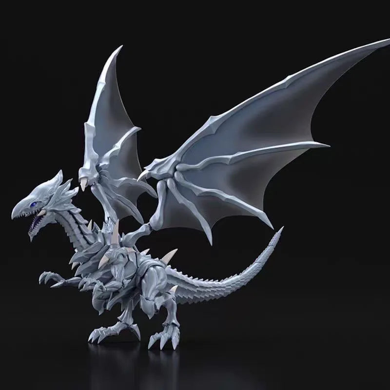 Yu-Gi-Oh Blue-Eyes White Dragon Assembly Model Figure Desktop Decoration