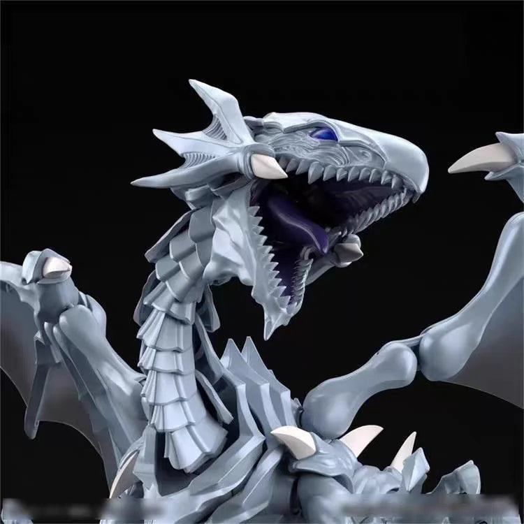 Yu-Gi-Oh Blue-Eyes White Dragon Assembly Model Figure Desktop Decoration