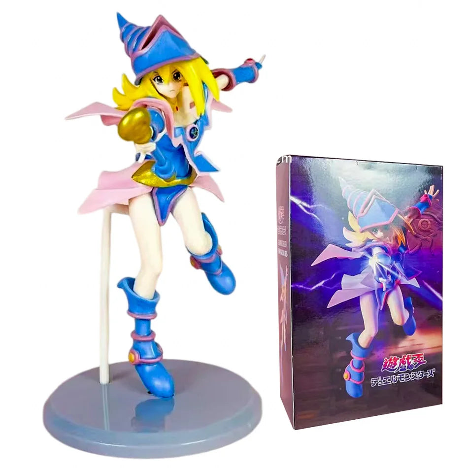 Yu-Gi-Oh! Yugi Muto/ Pharoah Dark Magician Girl Action Figures Model Anime Cartoon Model Toy